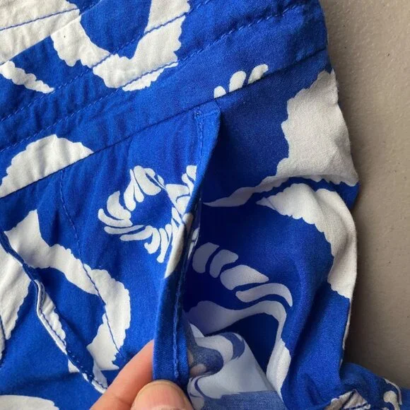 Lilly Pulitzer Schooner Blue Dock Hopper Nautical Palazzo Pippa Pants Wide Leg - Picture 14 of 15